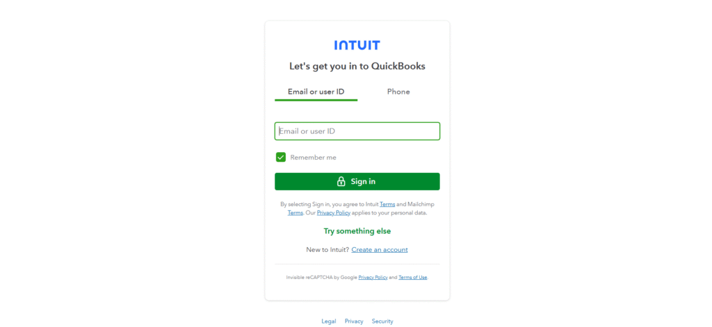 Login Credentials